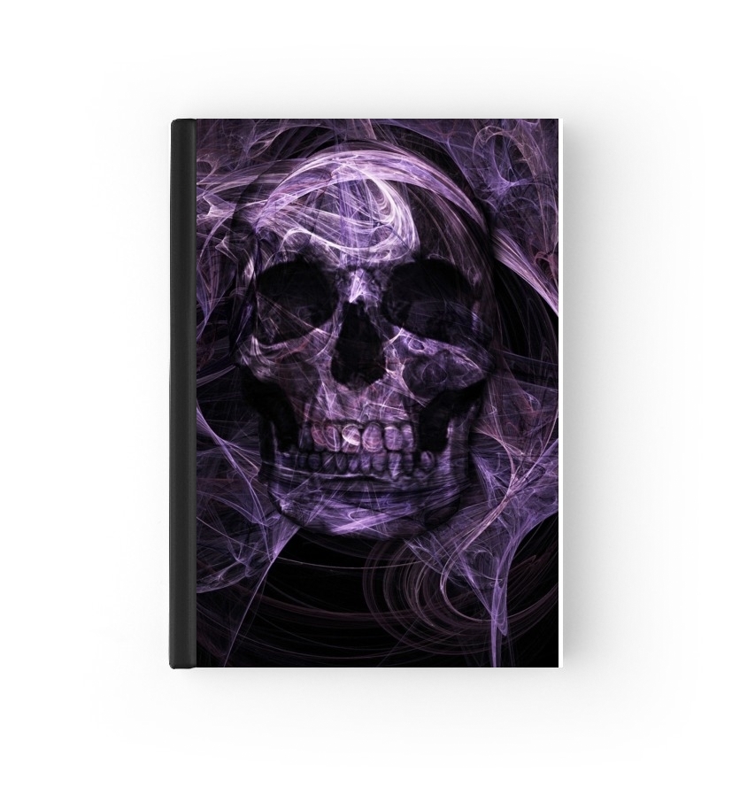  Violet Skull para cubierta de pasaporte