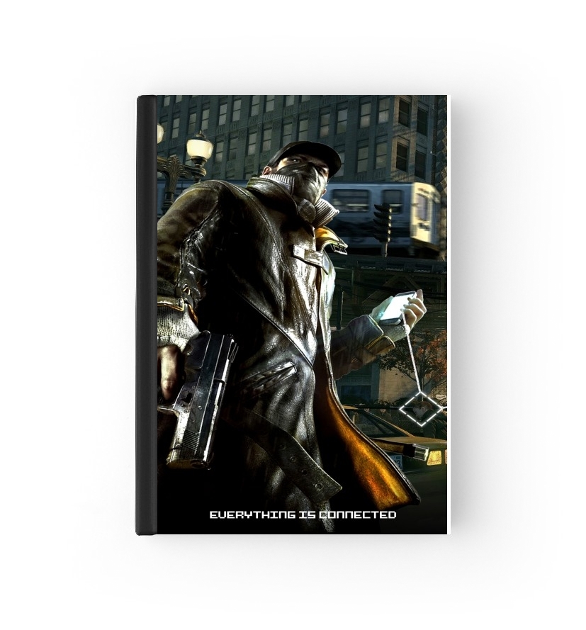  Watch Dogs Everything is connected para cubierta de pasaporte