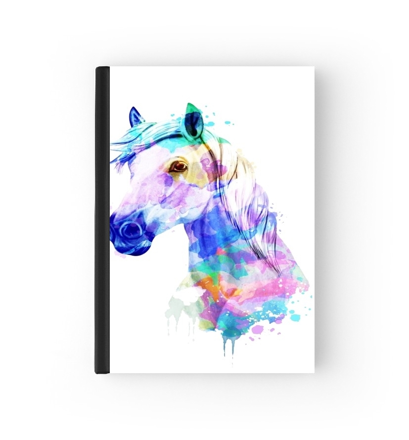  watercolor horse para Personalizable calendario escolar