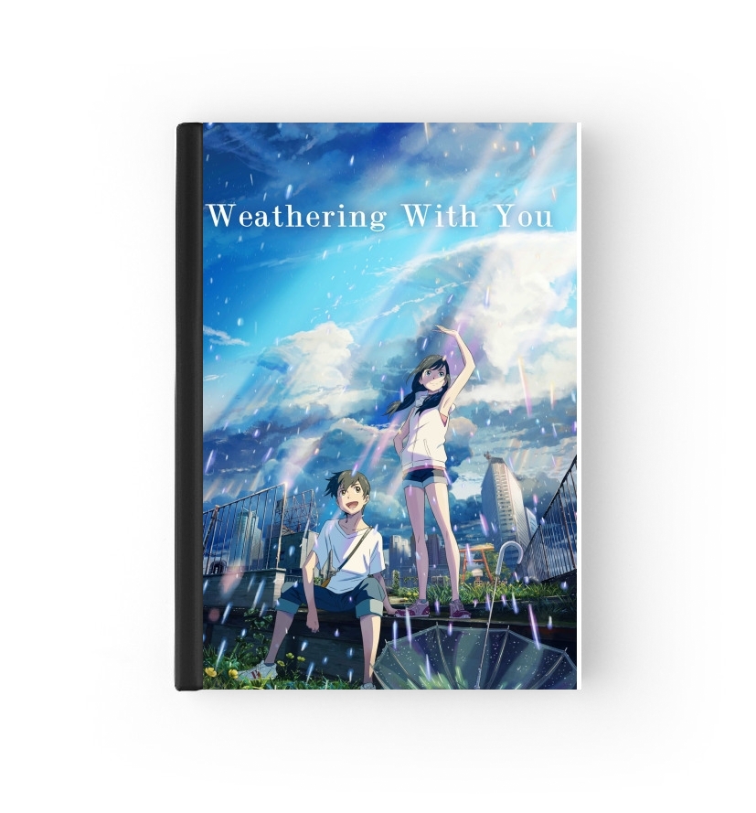  Weathering with you para cubierta de pasaporte