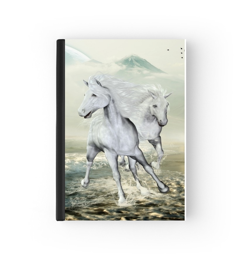  White Horses On The Beach para cubierta de pasaporte