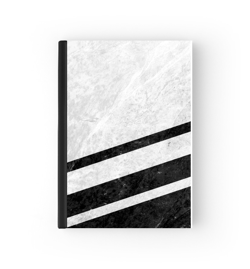  White Striped Marble para Personalizable calendario escolar