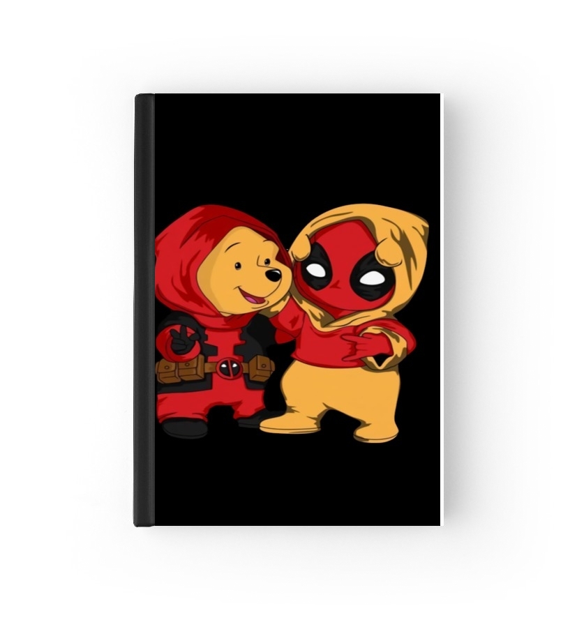  Winnnie the Pooh x Deadpool para cubierta de pasaporte