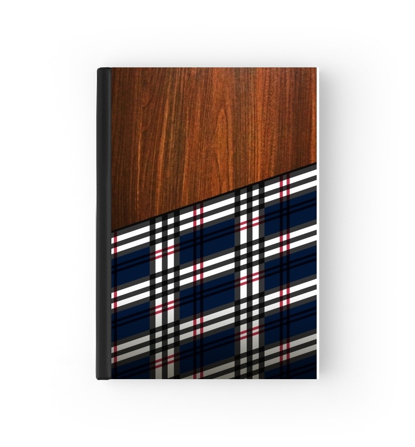  Wooden Scottish Tartan para Personalizable calendario escolar