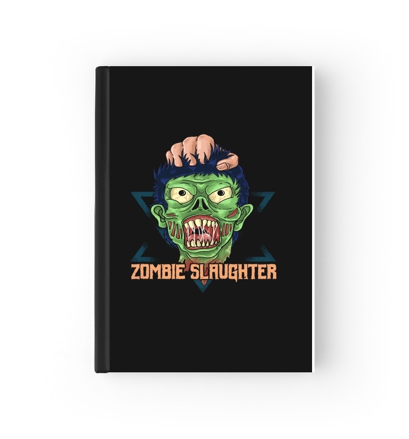  Zombie slaughter illustration para cubierta de pasaporte