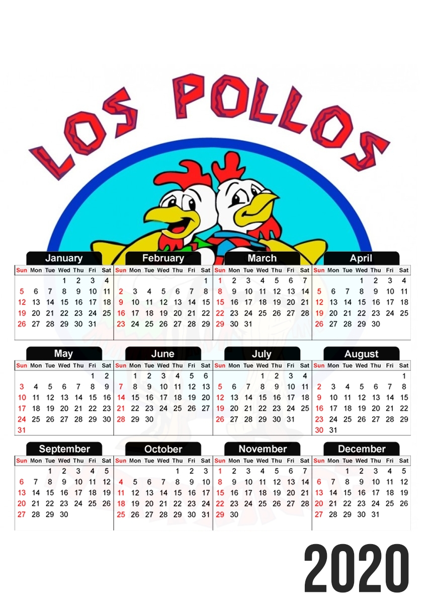   Los Pollos Hermanos para A3 Photo Calendar 30x43cm