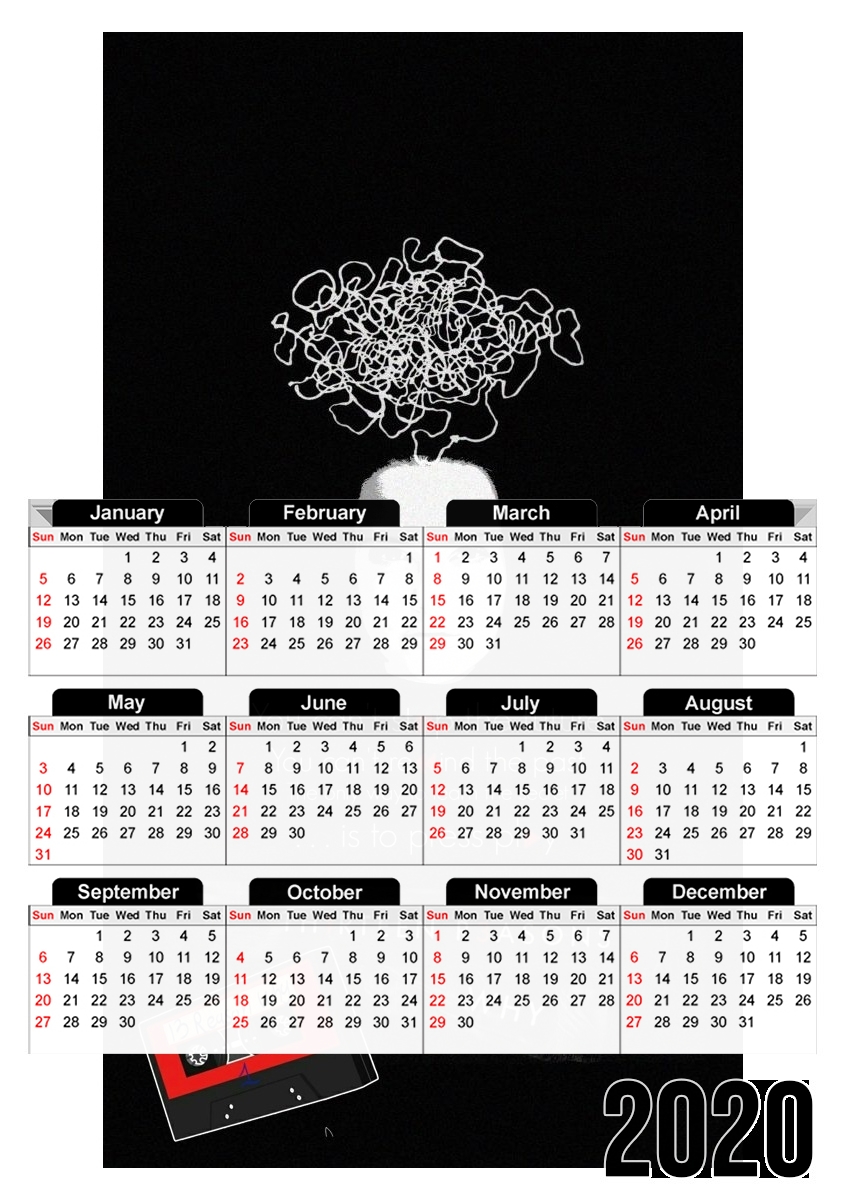  13 Reasons why K7  para A3 Photo Calendar 30x43cm