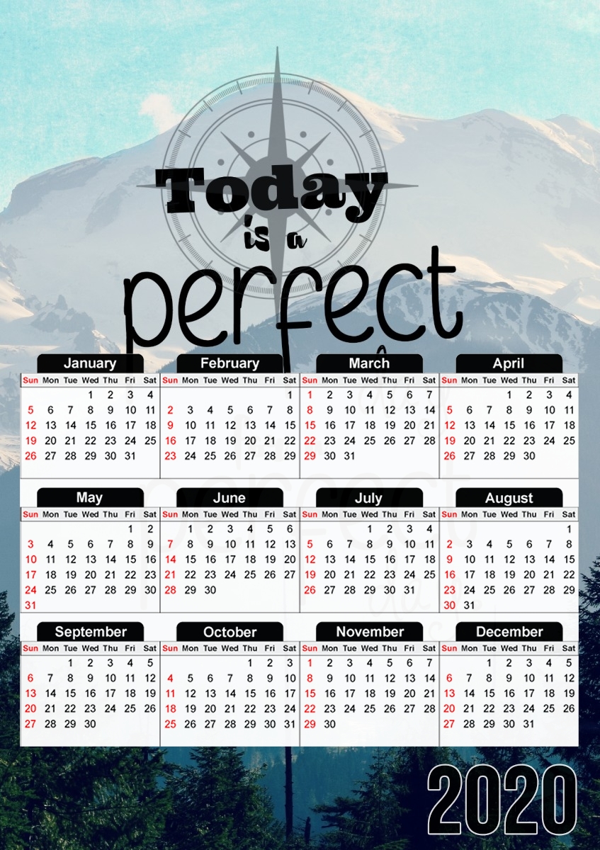  A Perfect Day para A3 Photo Calendar 30x43cm