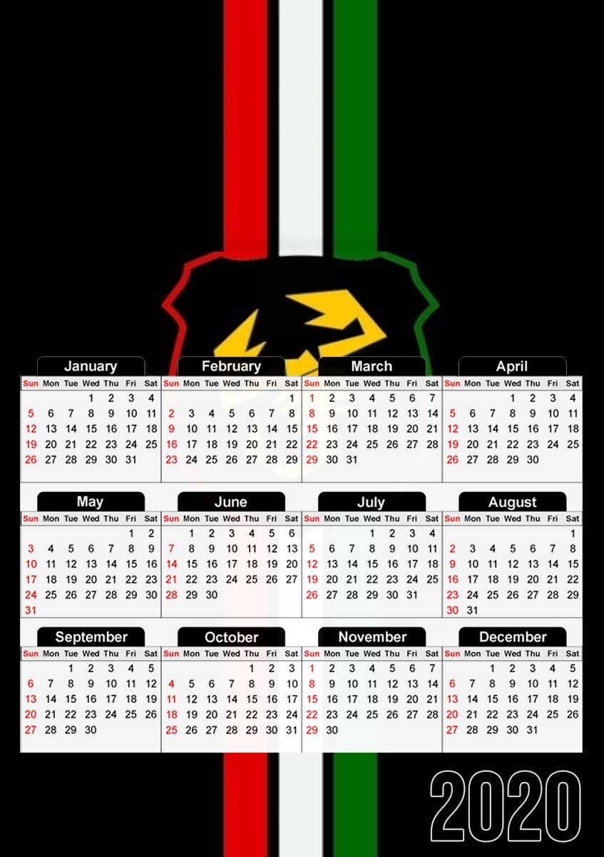  ABARTH Italia para A3 Photo Calendar 30x43cm