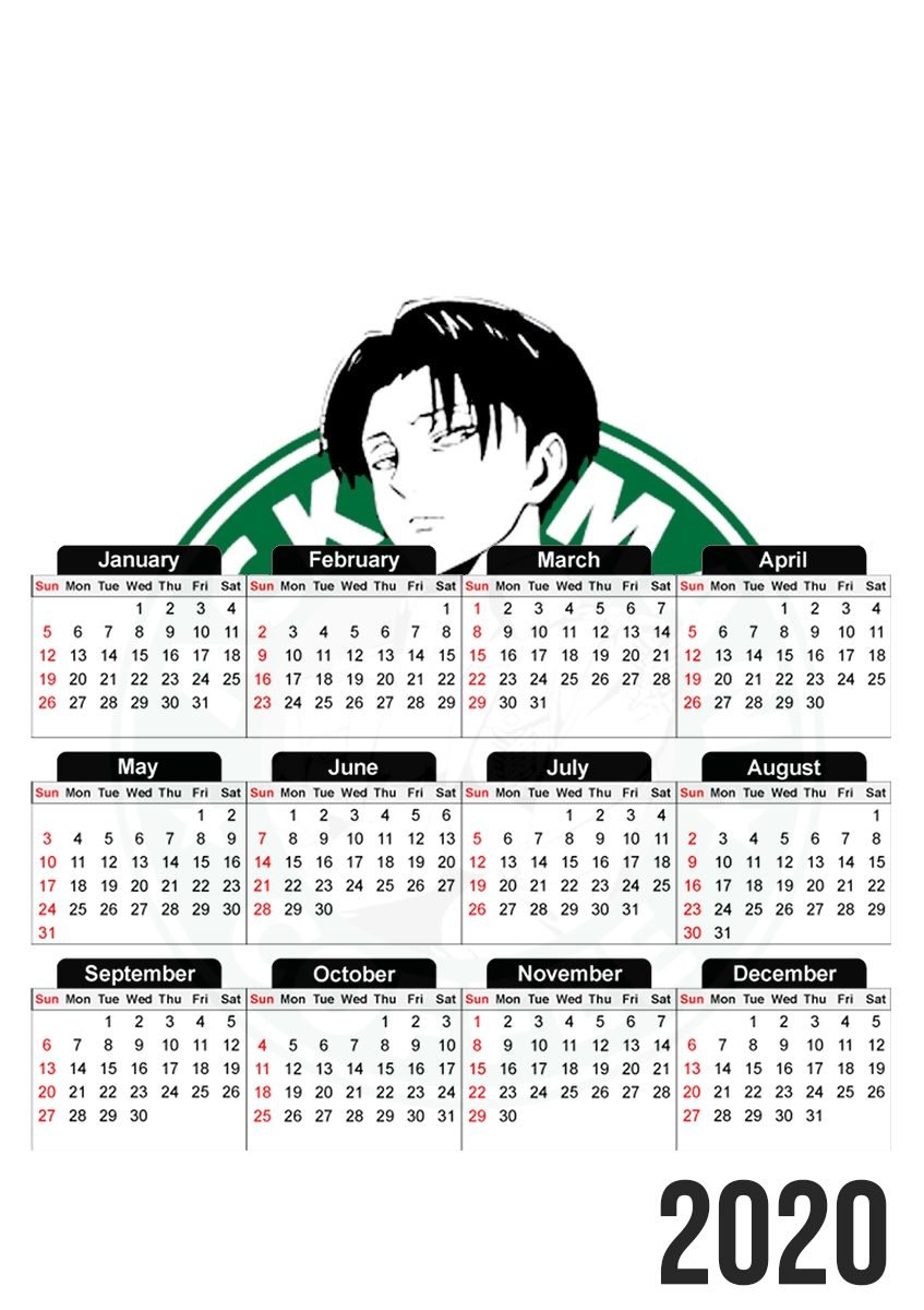  Ackerman Coffee para A3 Photo Calendar 30x43cm