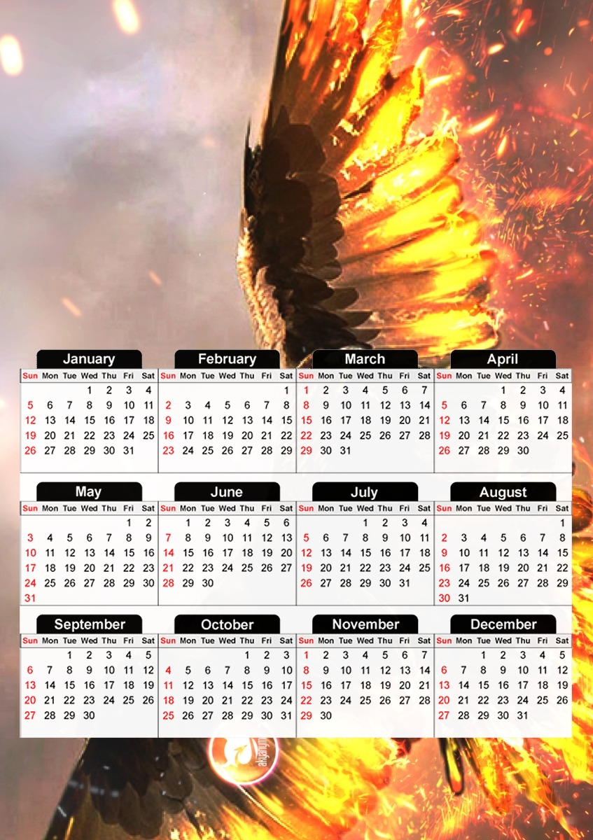  Aguila Fenix para A3 Photo Calendar 30x43cm