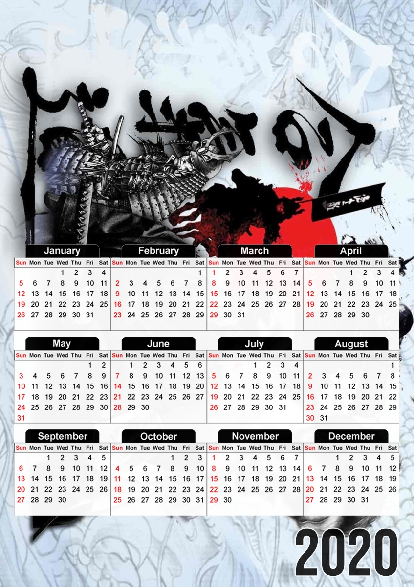  Aikido History para A3 Photo Calendar 30x43cm