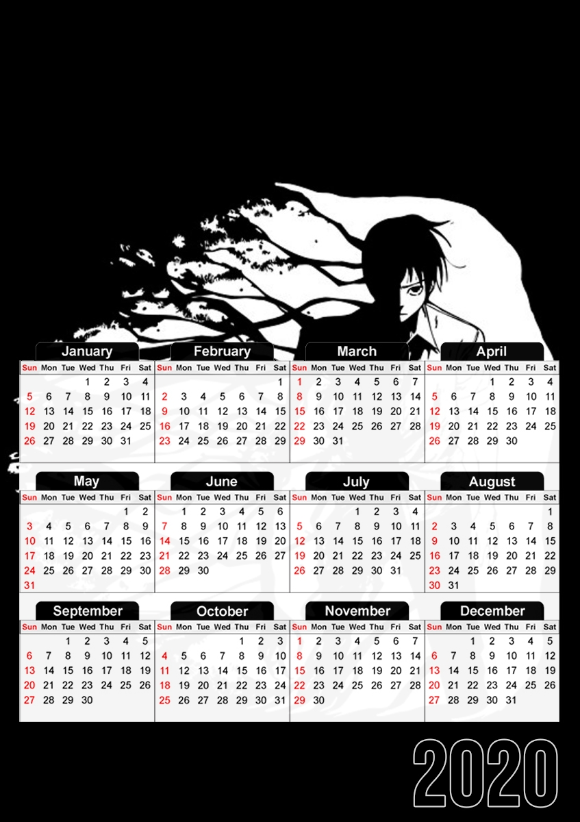  Ajin Kei Nagai para A3 Photo Calendar 30x43cm