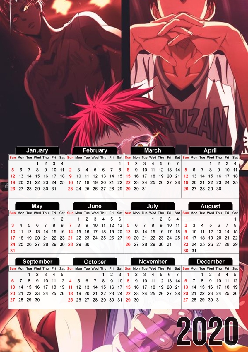  Akashi Seijuro emperor eyes para A3 Photo Calendar 30x43cm