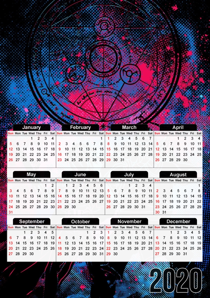  Alchemist Art para A3 Photo Calendar 30x43cm