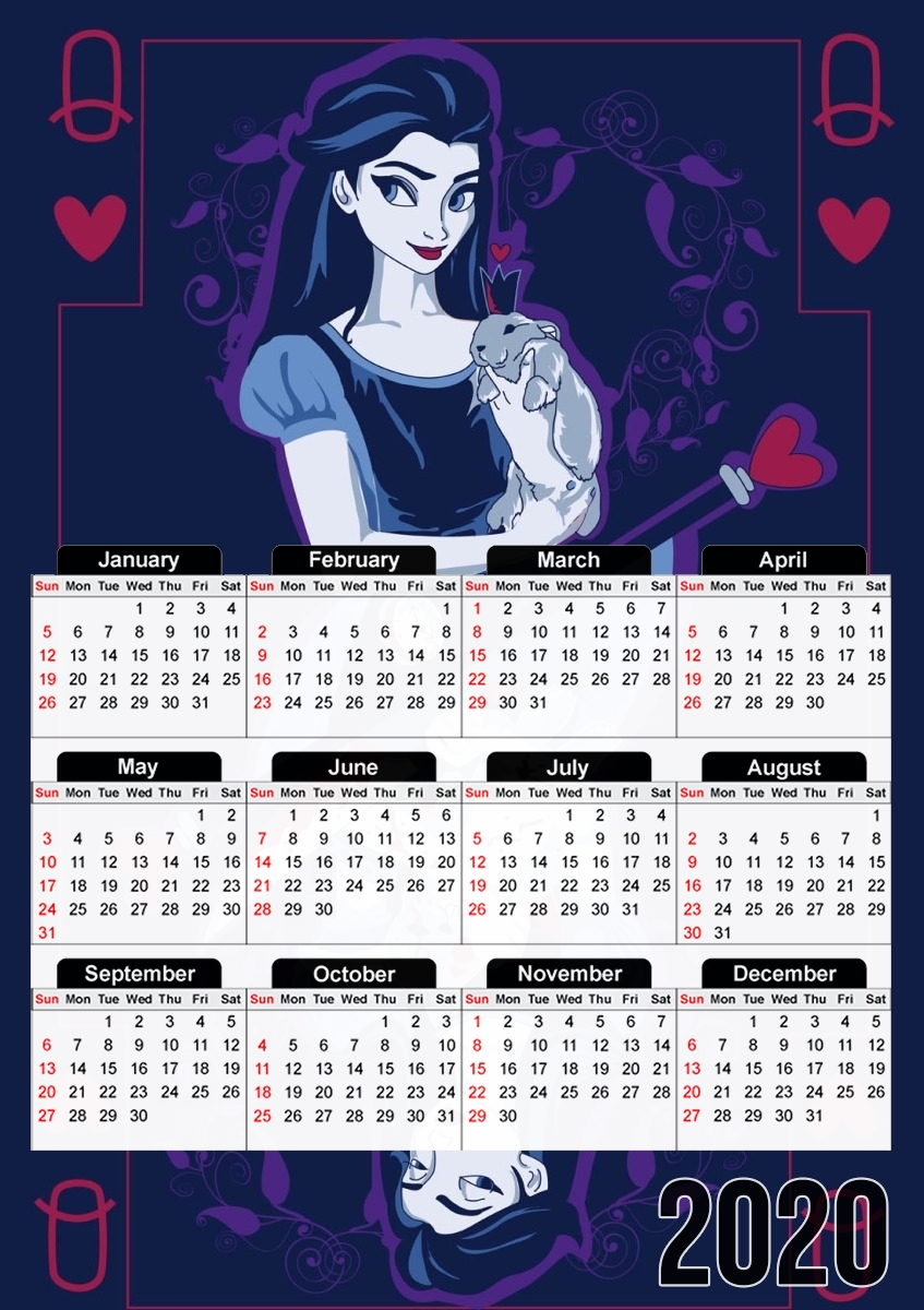  Alice Card para A3 Photo Calendar 30x43cm