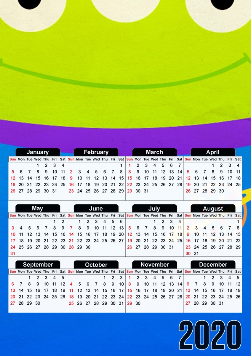  Alien Toys Story  Infinity and Beyond para A3 Photo Calendar 30x43cm