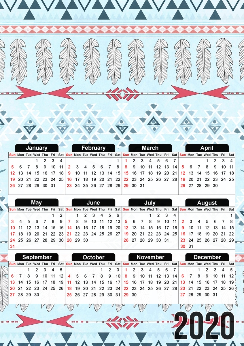  AMADAHY para A3 Photo Calendar 30x43cm