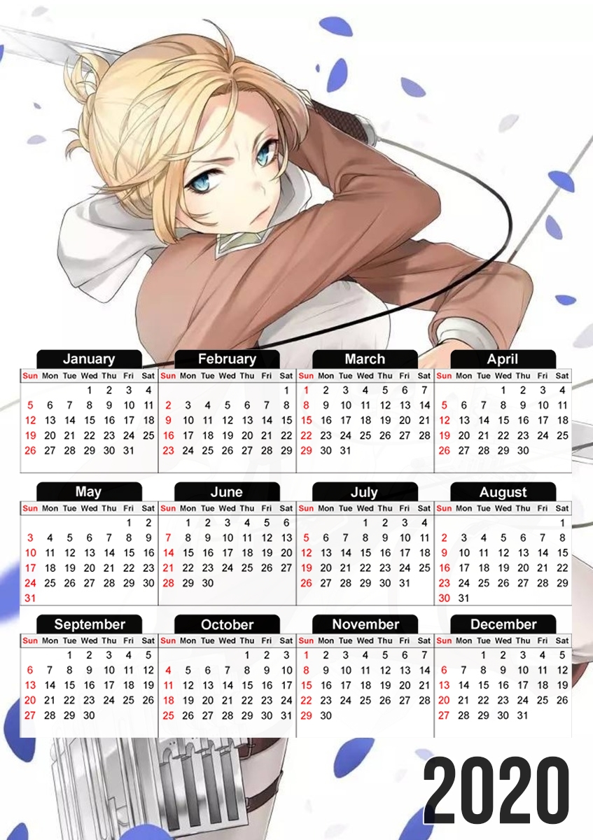  Annie Leonhart para A3 Photo Calendar 30x43cm