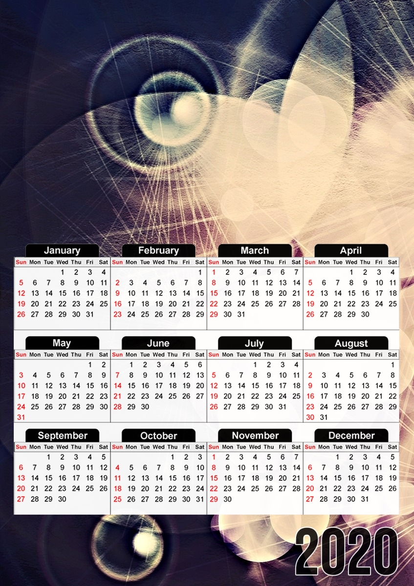  Another Space para A3 Photo Calendar 30x43cm