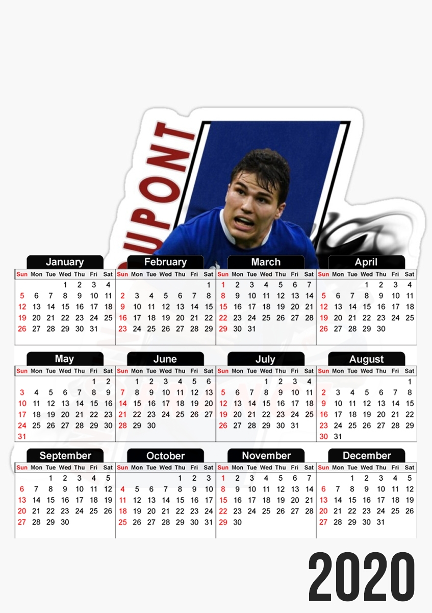  Antoine Dupont para A3 Photo Calendar 30x43cm