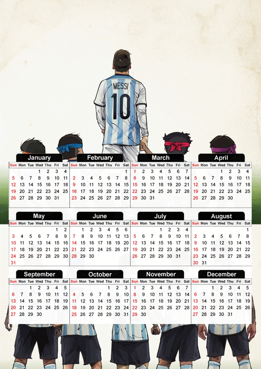  Argentina Kids para A3 Photo Calendar 30x43cm