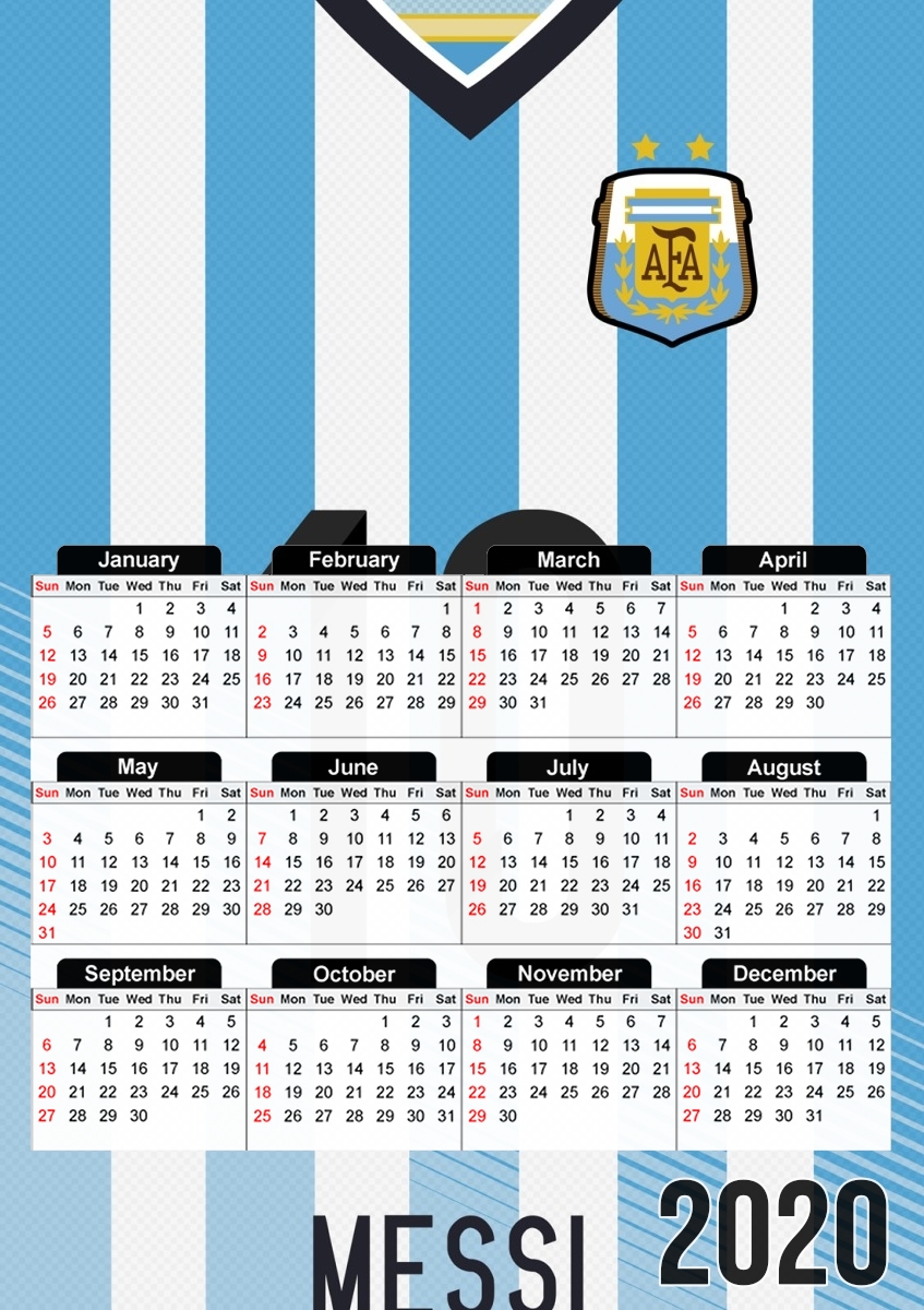  Argentina para A3 Photo Calendar 30x43cm