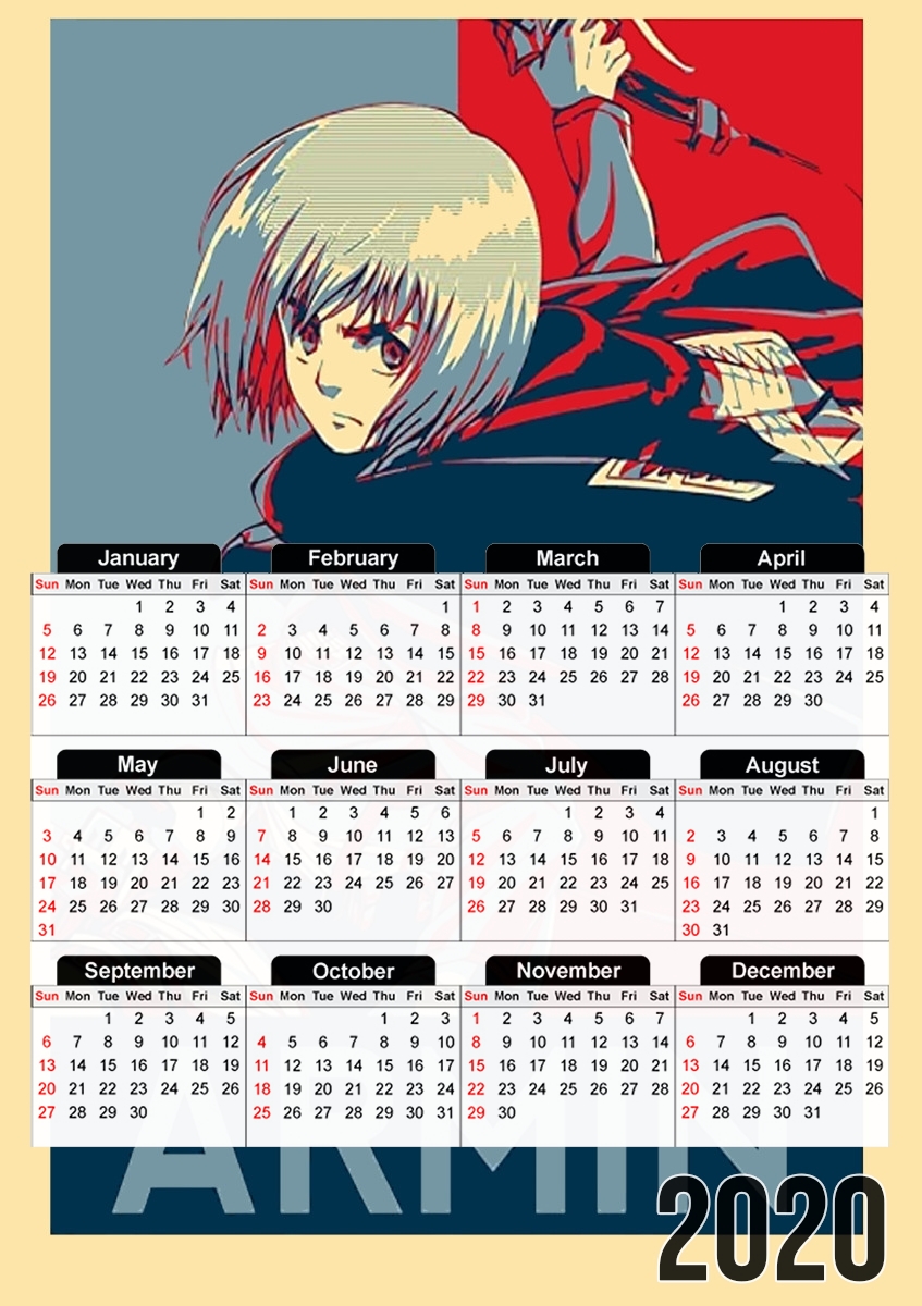  Armin Propaganda para A3 Photo Calendar 30x43cm