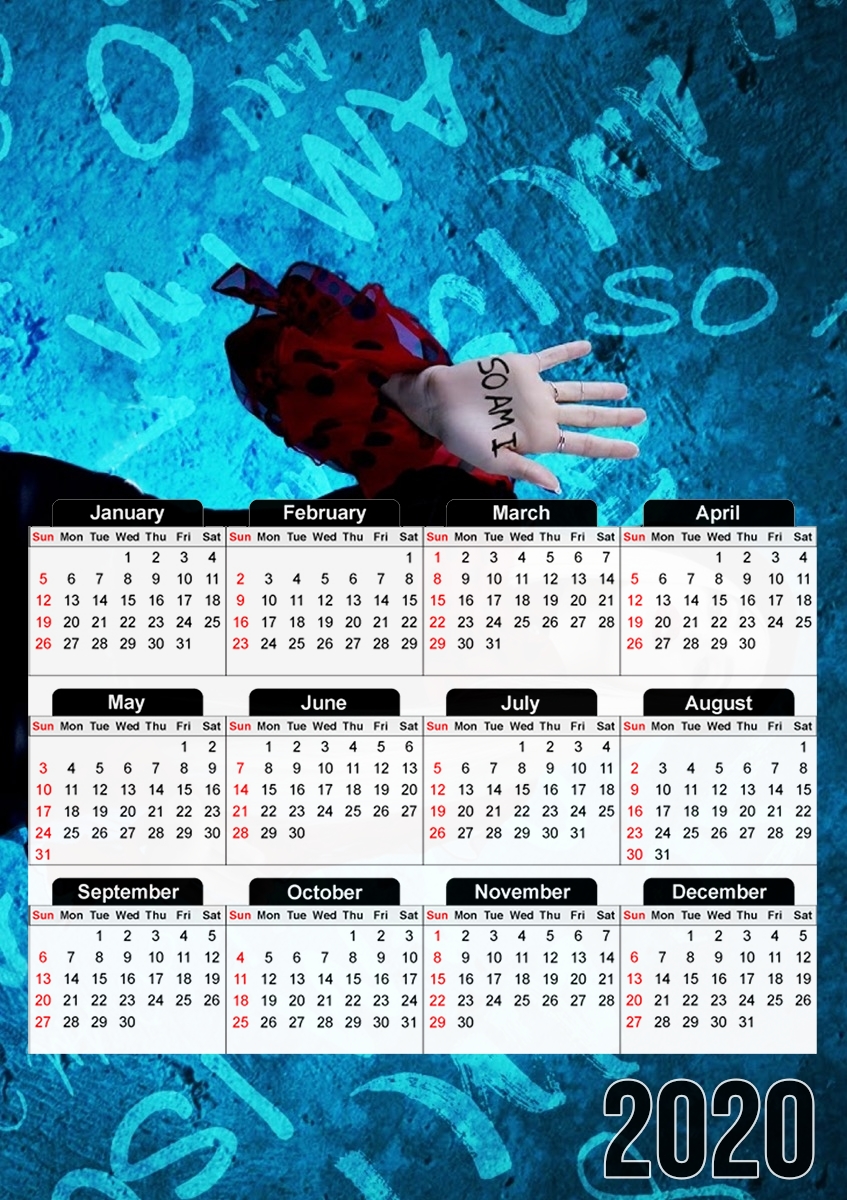  Ava Max So am i para A3 Photo Calendar 30x43cm