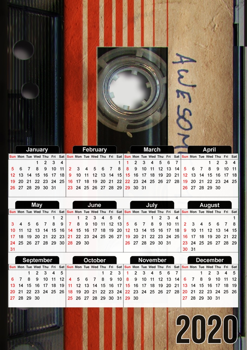  Awesome Mix Replica para A3 Photo Calendar 30x43cm