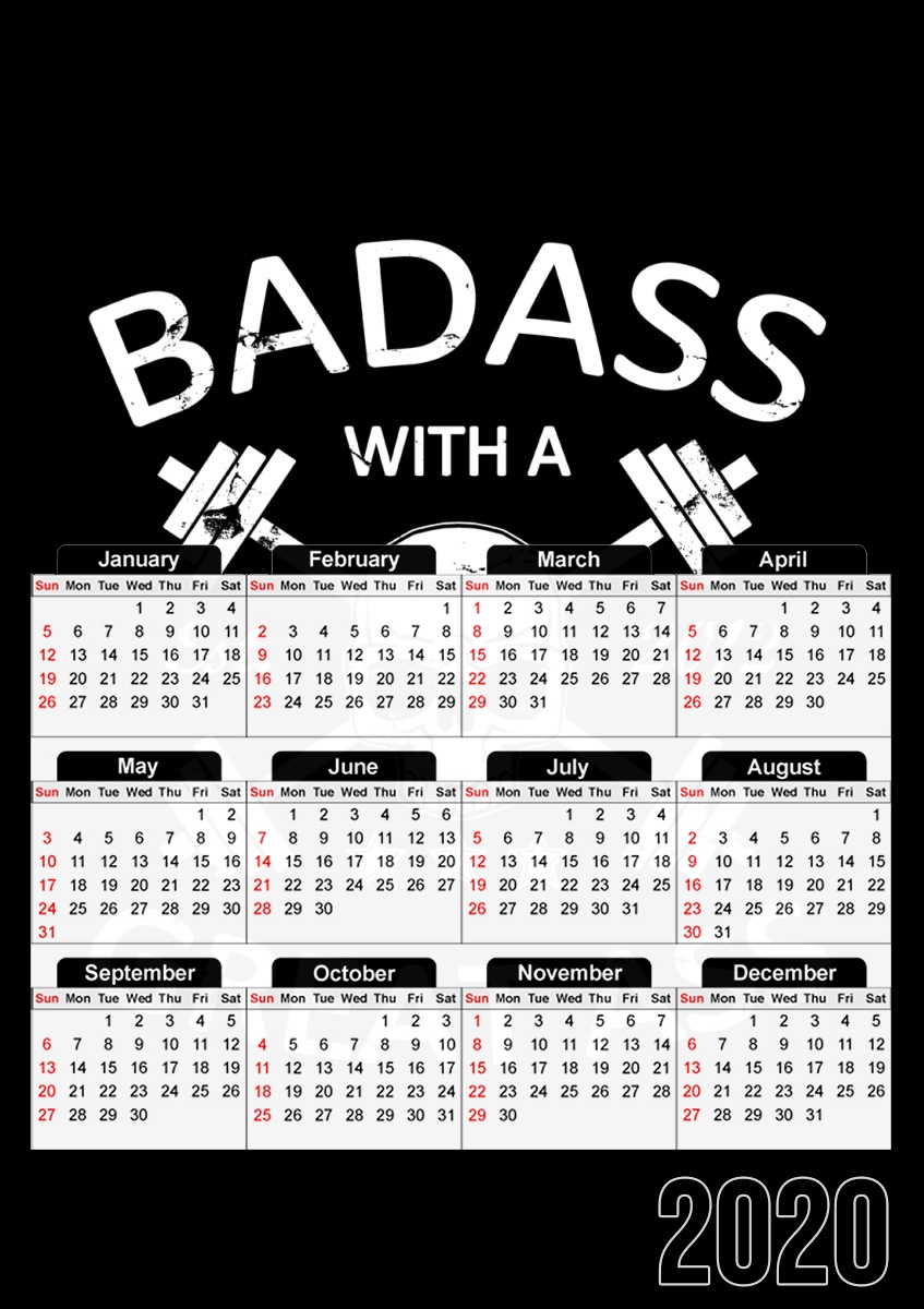  Badass with a great ass para A3 Photo Calendar 30x43cm