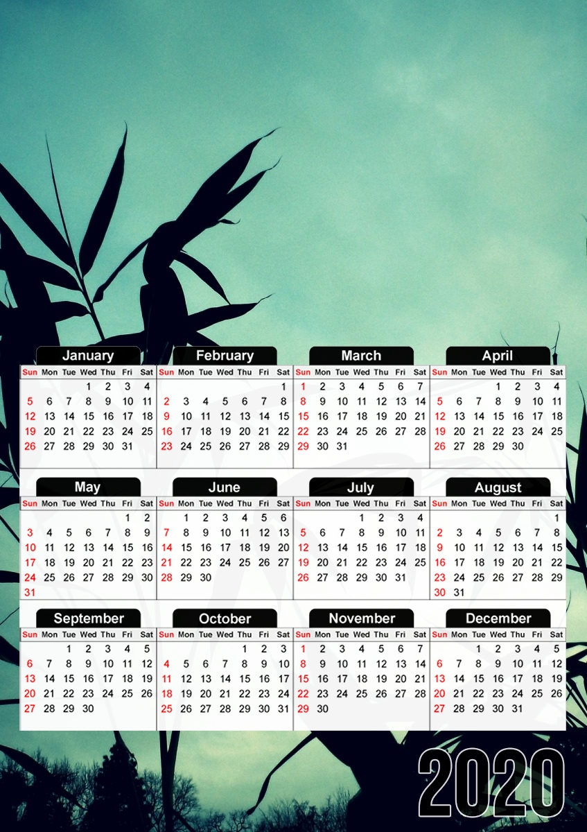  Bamboo in the Nature para A3 Photo Calendar 30x43cm