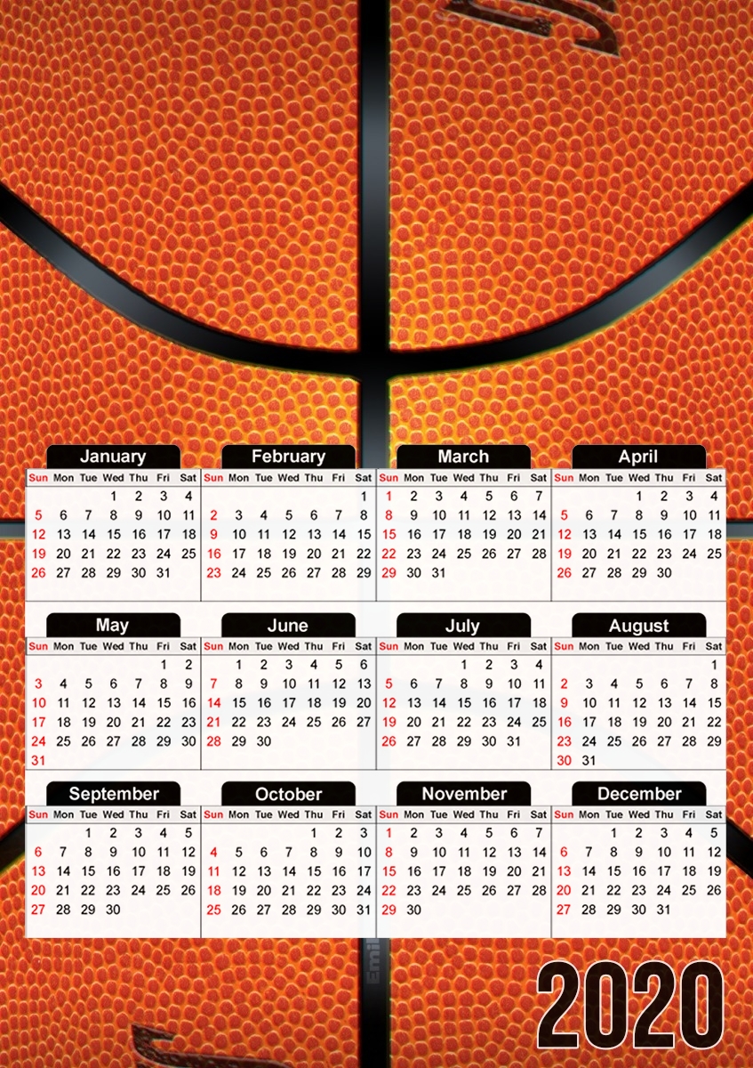  BasketBall  para A3 Photo Calendar 30x43cm