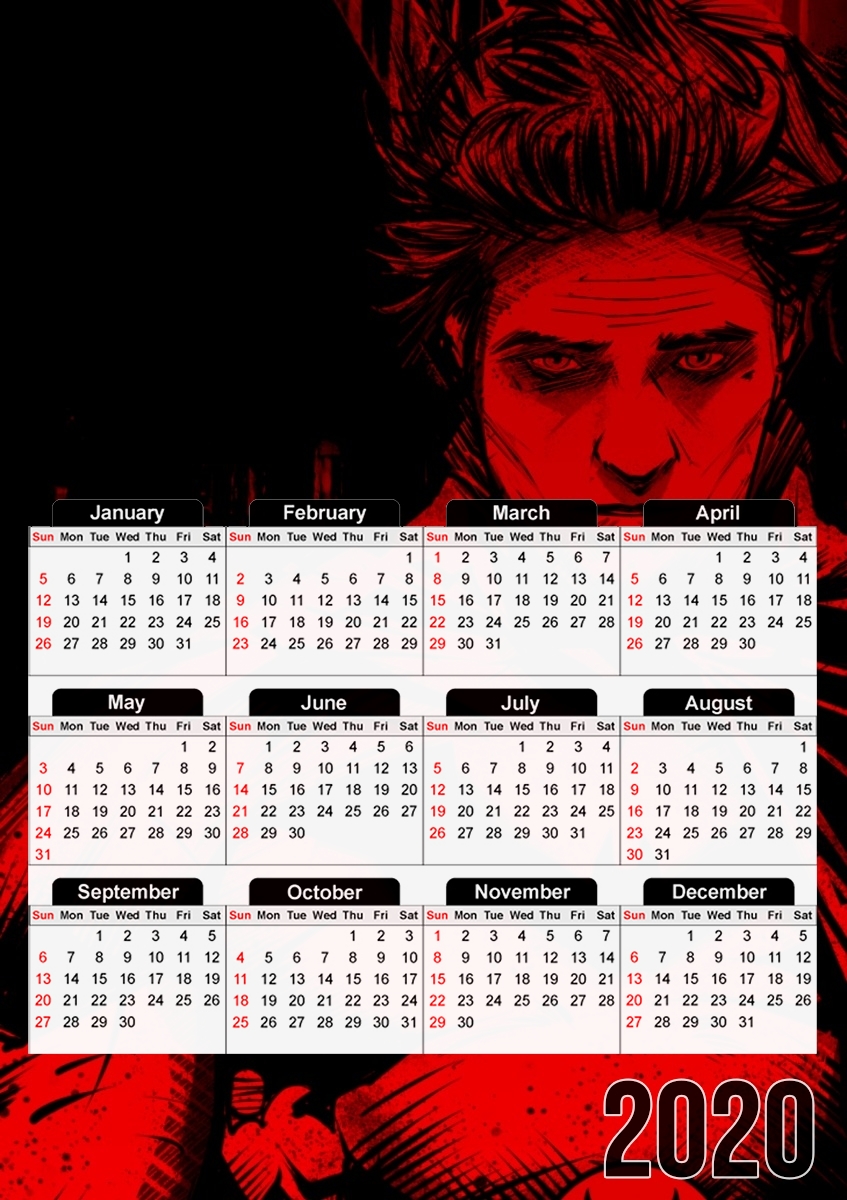  Bat Pattinson para A3 Photo Calendar 30x43cm