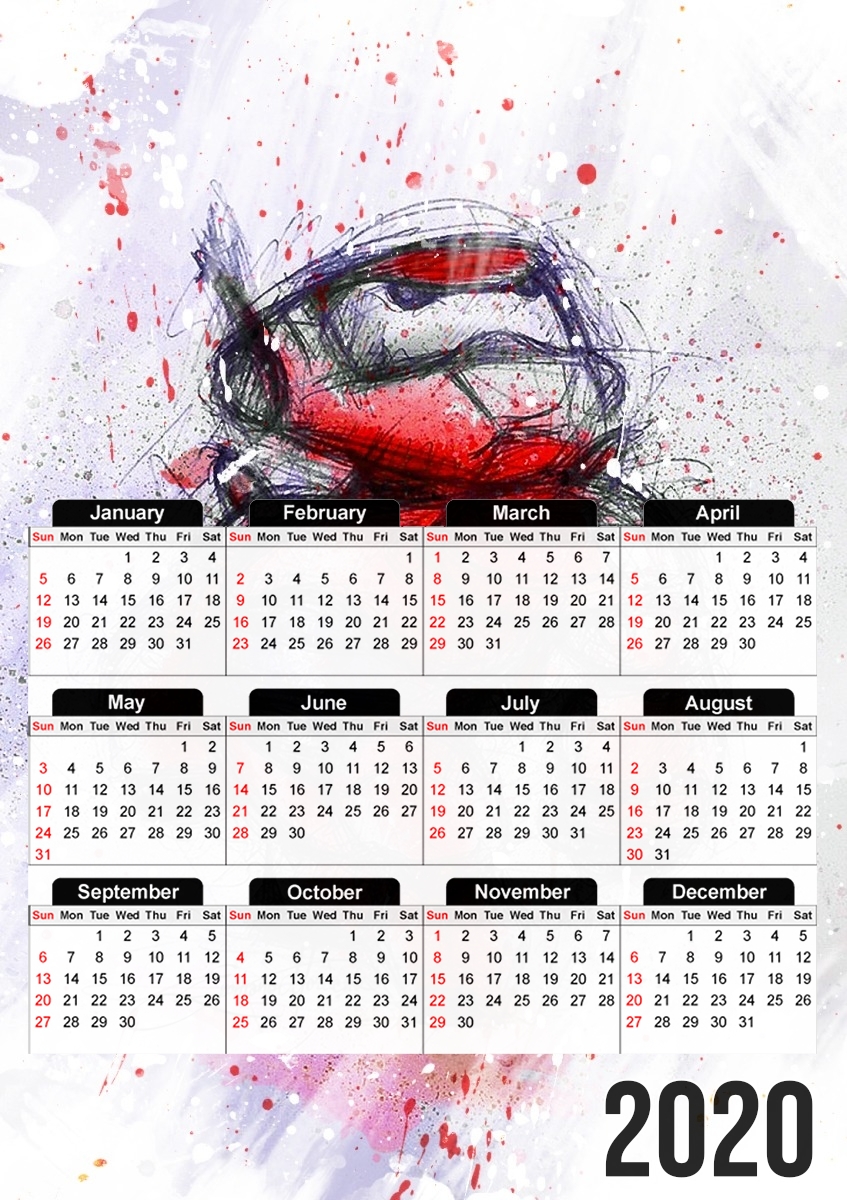  Baymax para A3 Photo Calendar 30x43cm