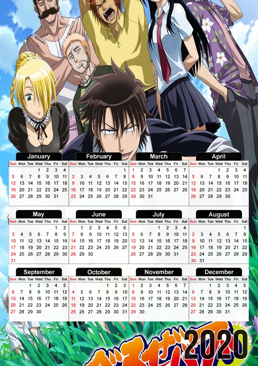  beelzebub para A3 Photo Calendar 30x43cm