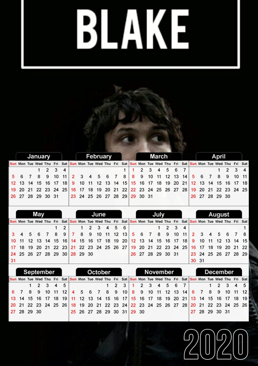  Bellamy blake para A3 Photo Calendar 30x43cm