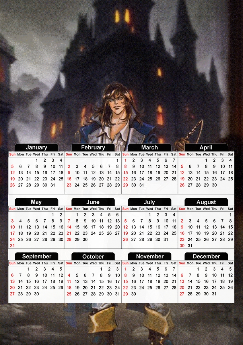  Belmont para A3 Photo Calendar 30x43cm