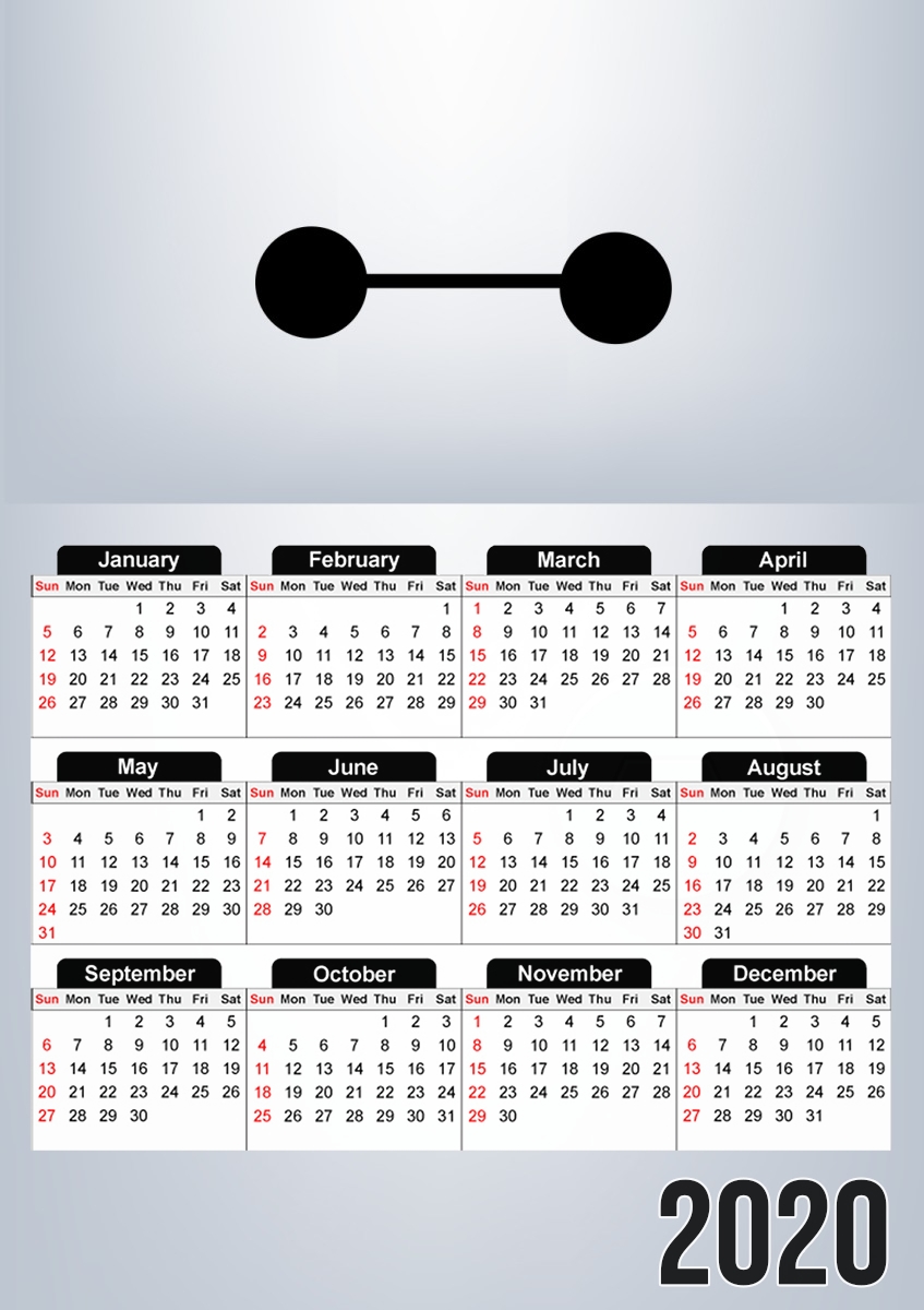  Big big para A3 Photo Calendar 30x43cm