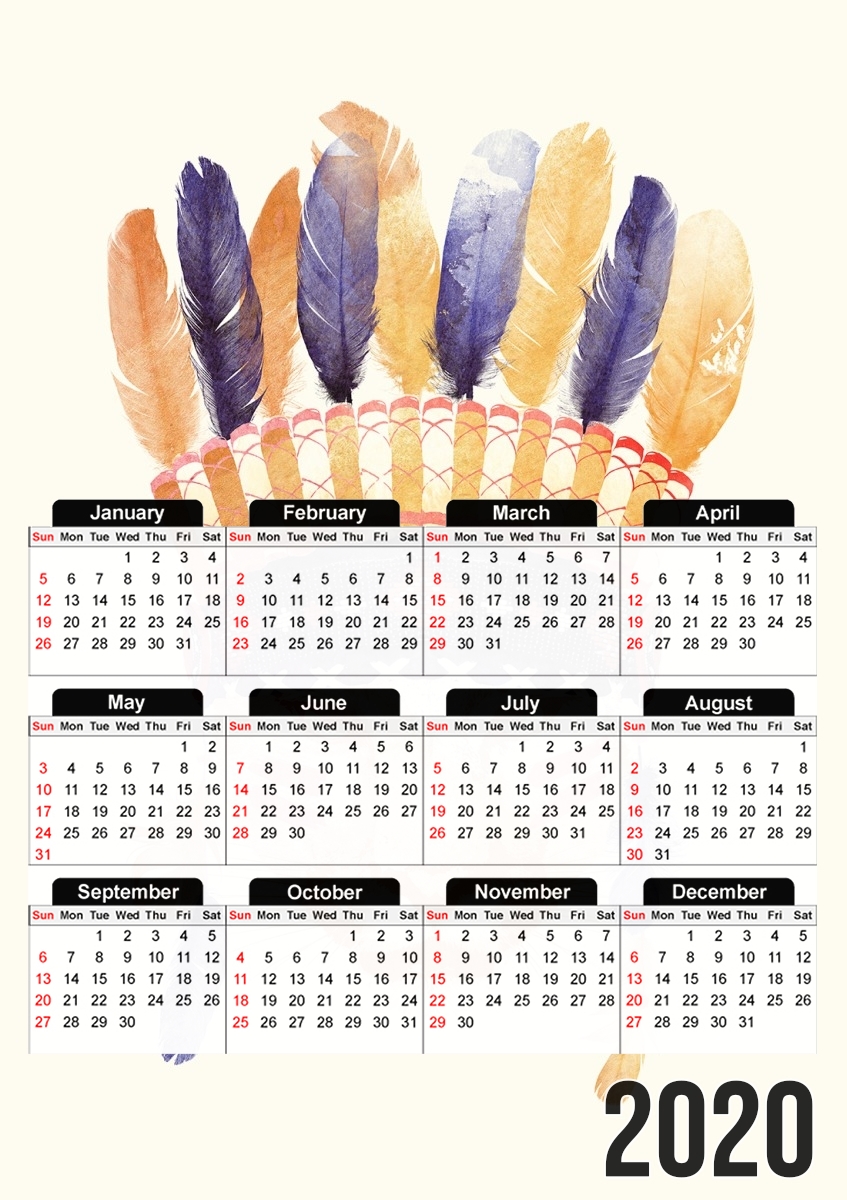  Big chief para A3 Photo Calendar 30x43cm