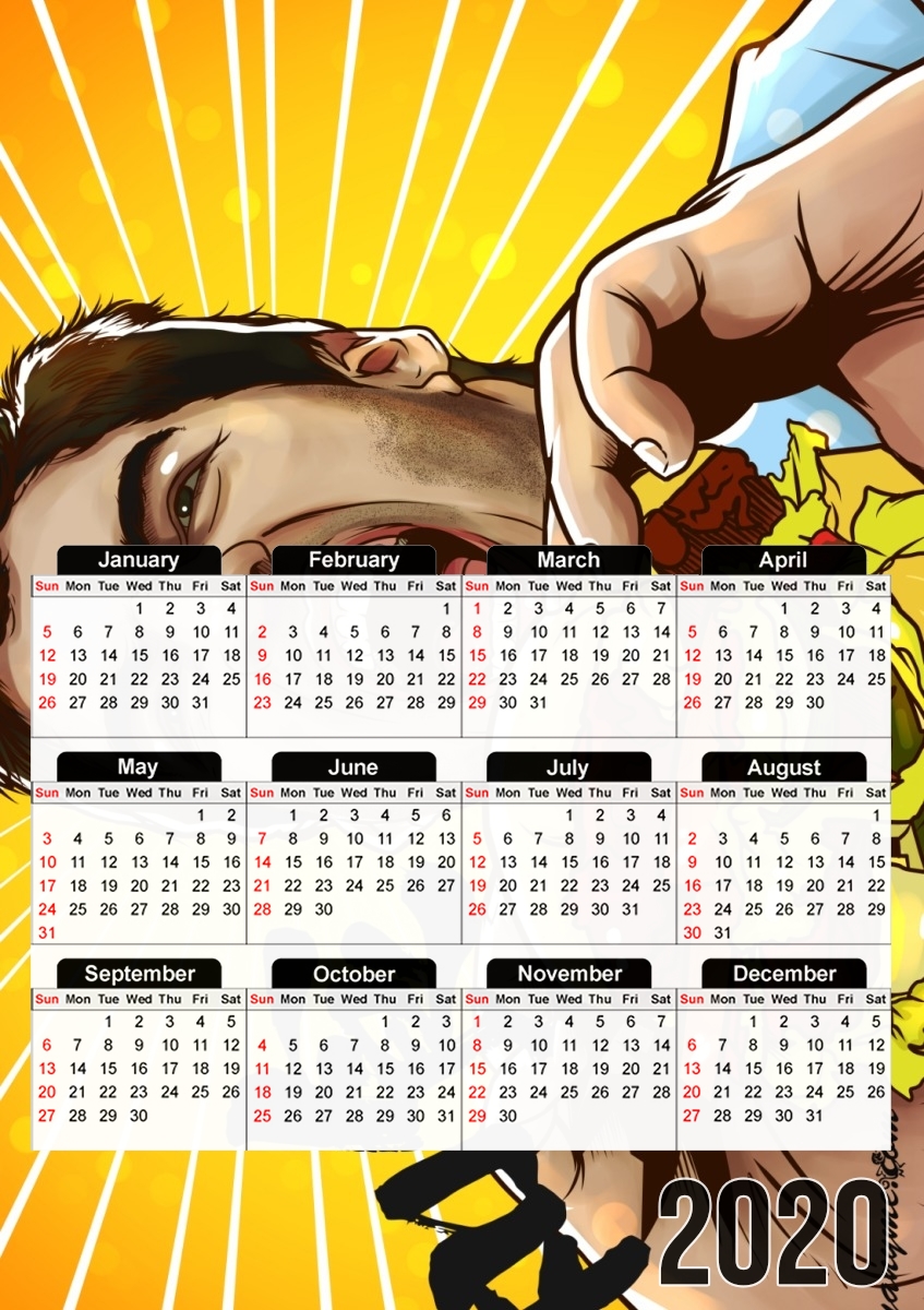  Bigmouth para A3 Photo Calendar 30x43cm