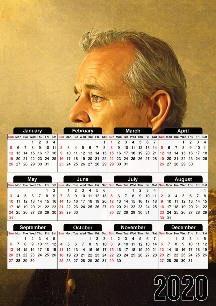  Bill Murray General Military para A3 Photo Calendar 30x43cm