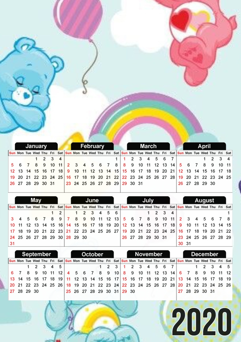  Bisounours para A3 Photo Calendar 30x43cm