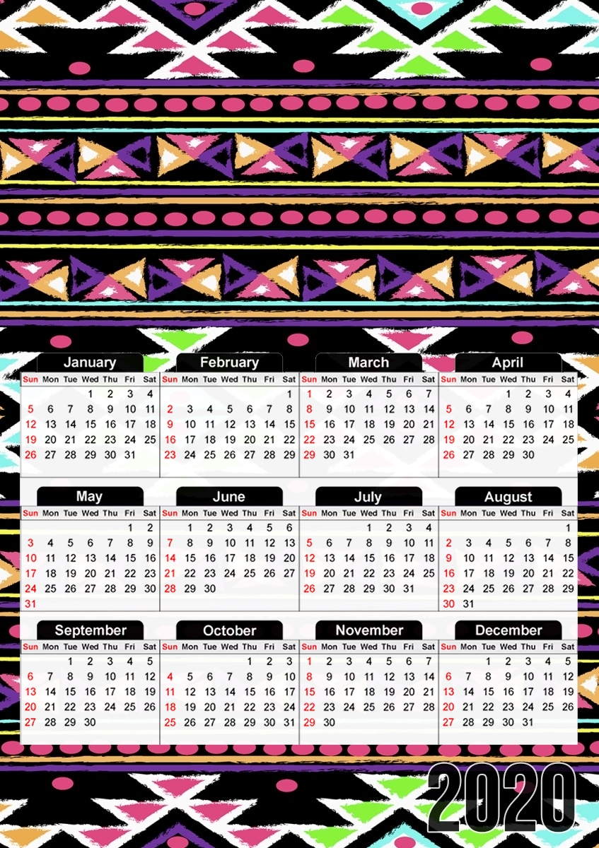  Black Aylen para A3 Photo Calendar 30x43cm