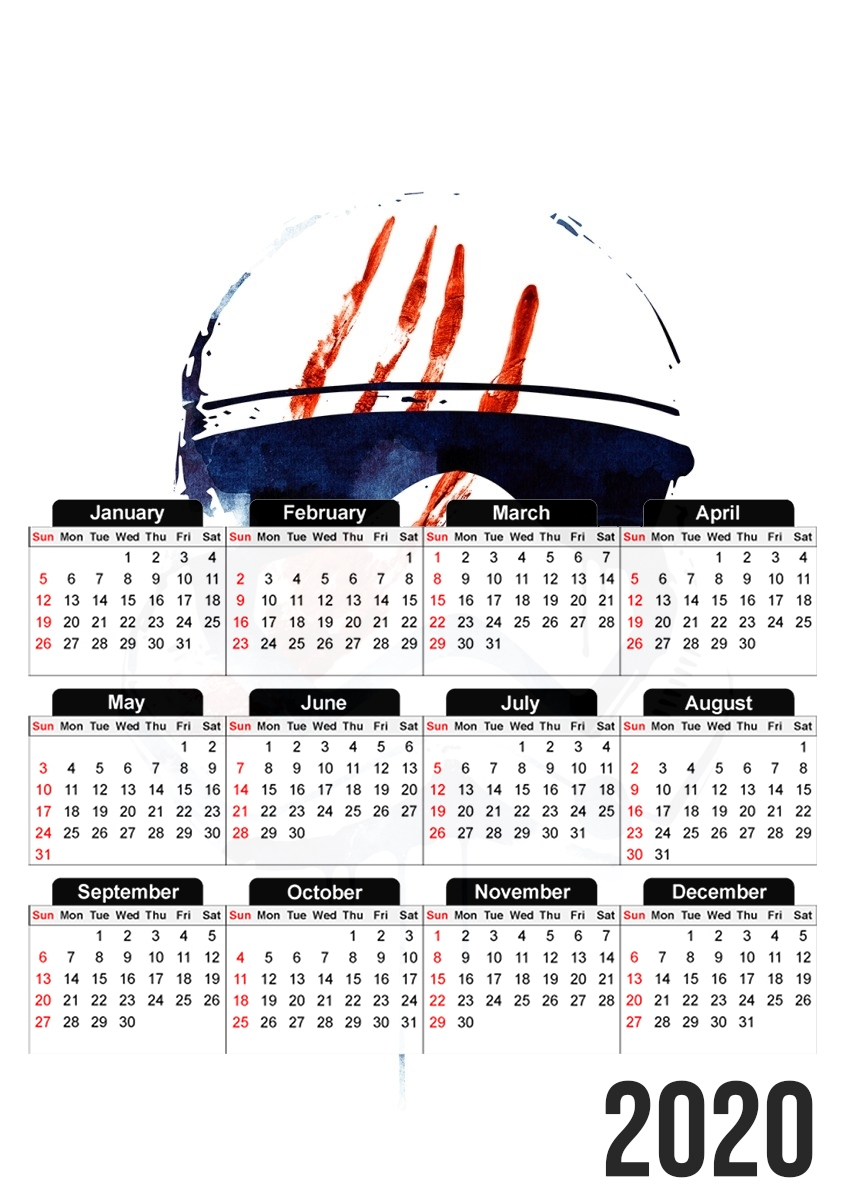  Bloody memories para A3 Photo Calendar 30x43cm