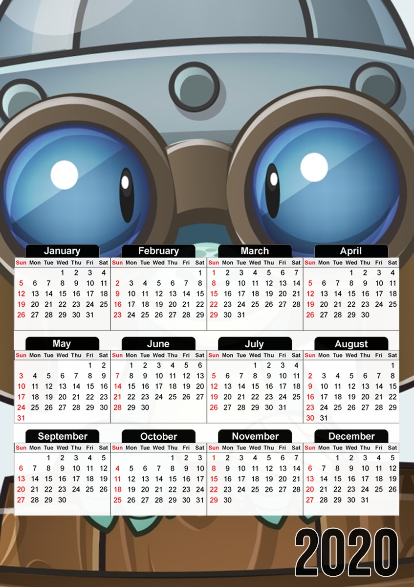  BOOPY para A3 Photo Calendar 30x43cm