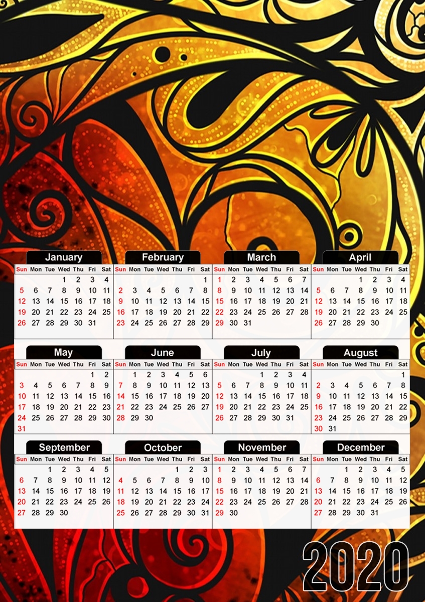  Brazen para A3 Photo Calendar 30x43cm