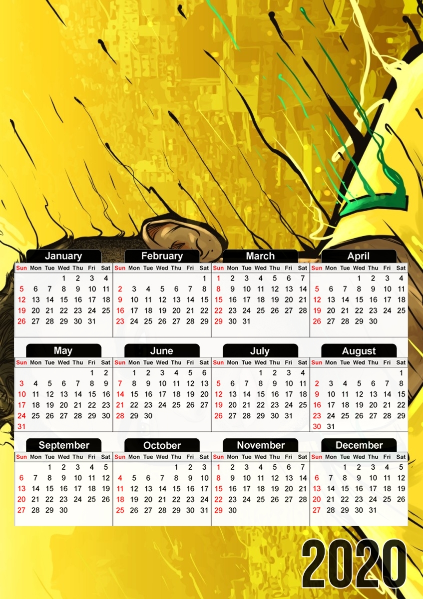  Brazilian Gold Rio Janeiro para A3 Photo Calendar 30x43cm