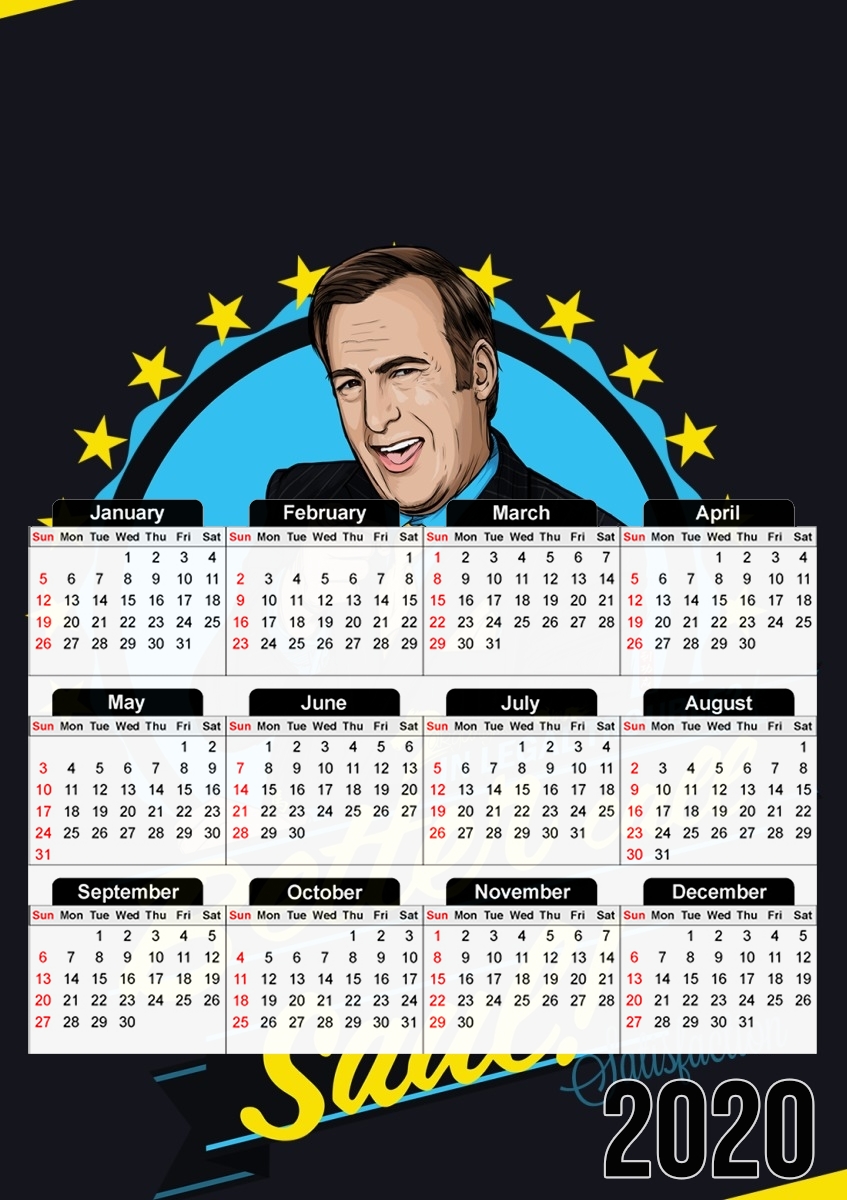  Breaking Bad Better Call Saul Goodman lawyer para A3 Photo Calendar 30x43cm