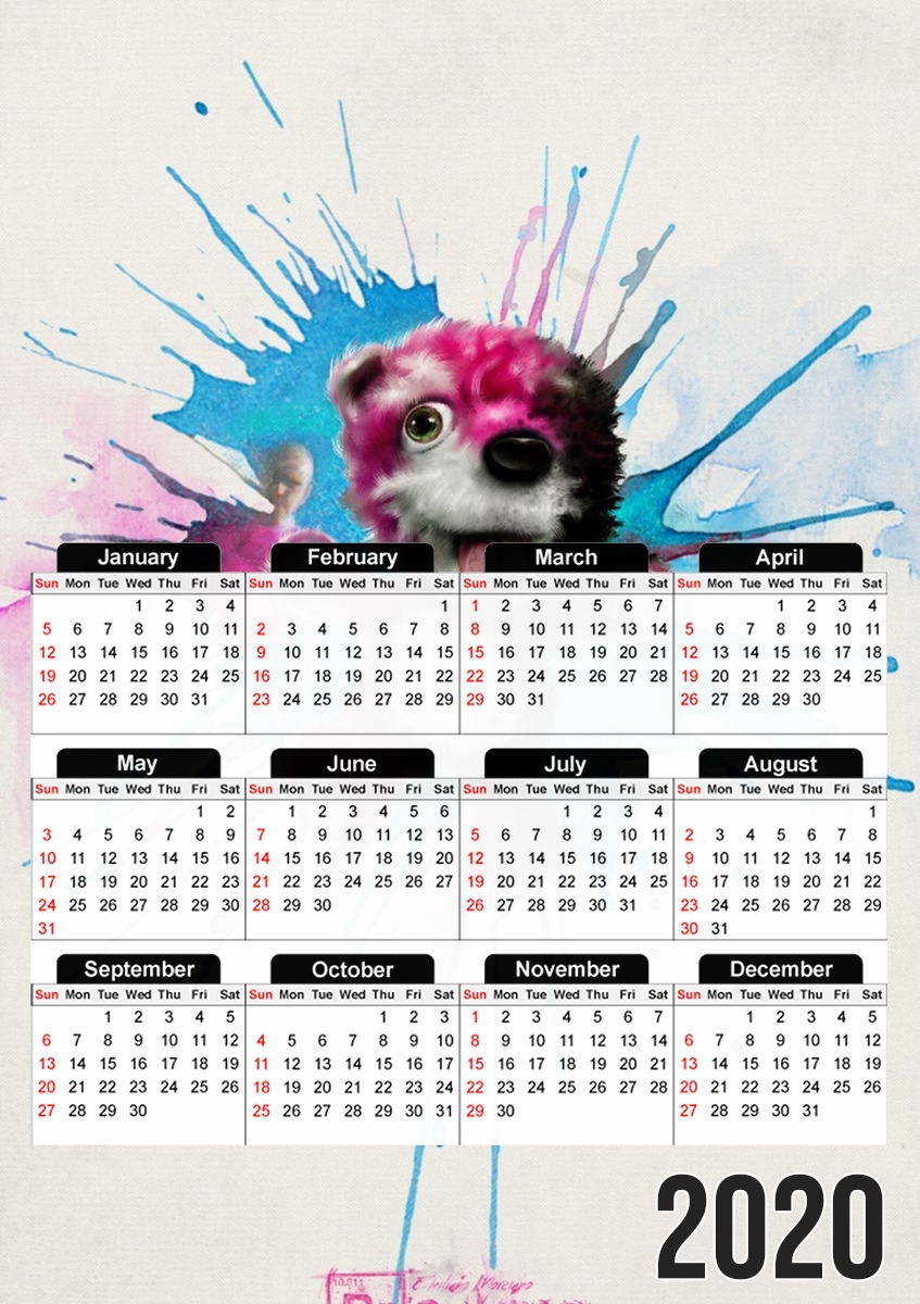  Breaking Bear para A3 Photo Calendar 30x43cm